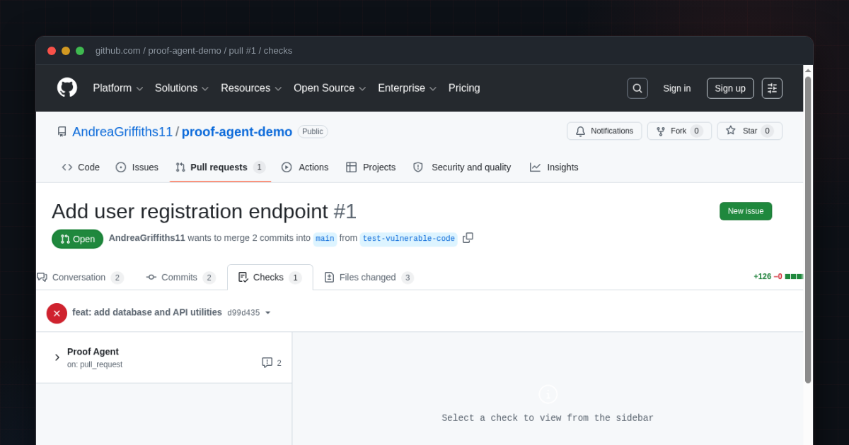 Check fallido bloqueando merge