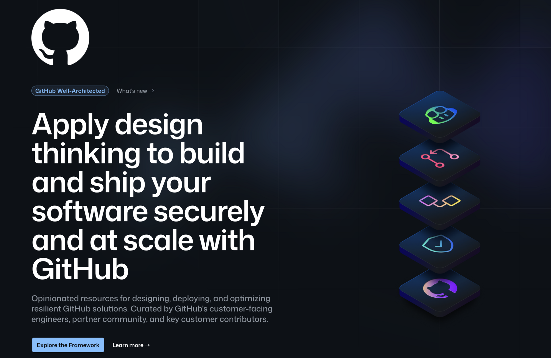 GitHub Well-Architected Framework